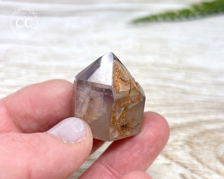 Pink Hematite (Lithium) Quartz Tower #3