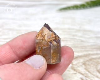 Pink Hematite (Lithium) Quartz Tower #3