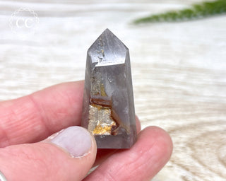 Pink Hematite (Lithium) Quartz Tower #4