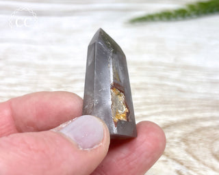 Pink Hematite (Lithium) Quartz Tower #4