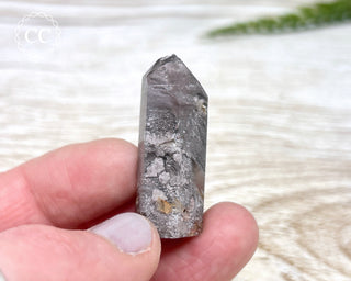 Pink Hematite (Lithium) Quartz Tower #5