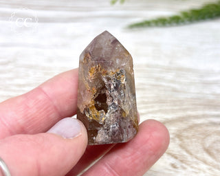 Pink Hematite (Lithium) Quartz Tower #1