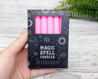 Pink Spell Candle