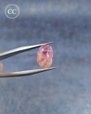 Pink Tourmaline Cabochon - Siberia #4