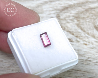 Pink Tourmaline Faceted Gem #4