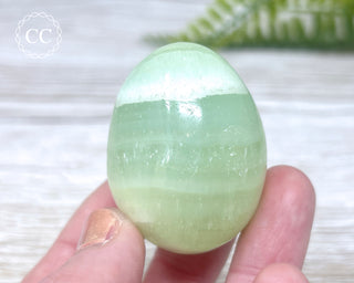 Pistachio Calcite Egg #2