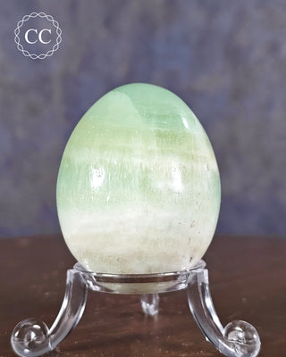 Pistachio Calcite Egg #1