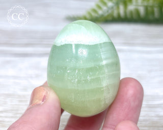 Pistachio Calcite Egg #2