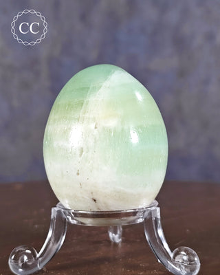 Pistachio Calcite Egg #1