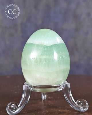 Pistachio Calcite Egg #2