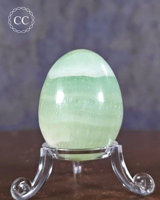 Pistachio Calcite Egg #2