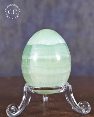 Pistachio Calcite Egg #2