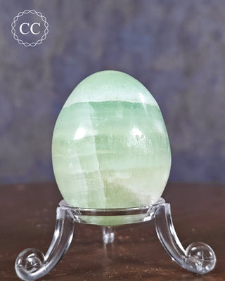 Pistachio Calcite Egg #2