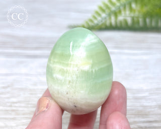 Pistachio Calcite Egg #1