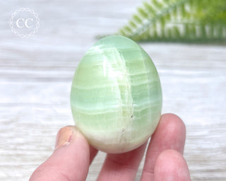 Pistachio Calcite Egg #1