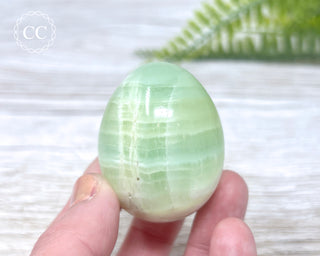 Pistachio Calcite Egg #1