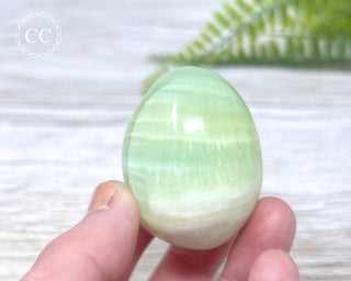 Pistachio Calcite Egg #1