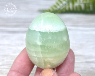 Pistachio Calcite Egg #2