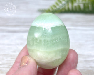 Pistachio Calcite Egg #2