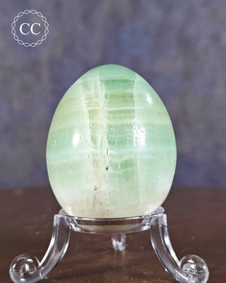 Pistachio Calcite Egg #1