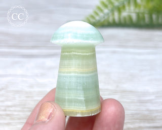 Pistachio Calcite Mushroom #1