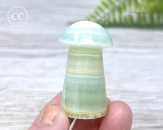 Pistachio Calcite Mushroom #1