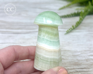 Pistachio Calcite Mushroom #2