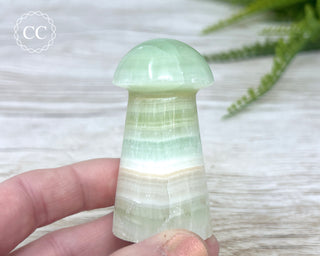 Pistachio Calcite Mushroom #2