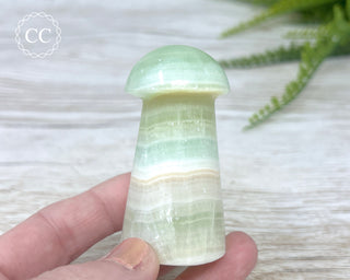 Pistachio Calcite Mushroom #2