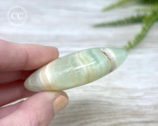 Pistachio Calcite Chunky Palm Stone #3