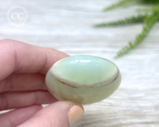 Pistachio Calcite Chunky Palm Stone #3