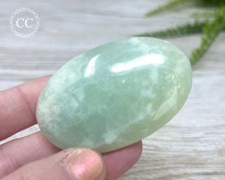 Pistachio Calcite Chunky Palm Stone #4