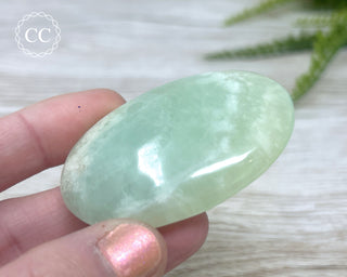 Pistachio Calcite Chunky Palm Stone #4