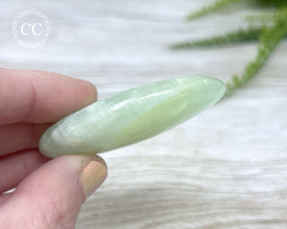 Pistachio Calcite Chunky Palm Stone #4