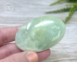 Pistachio Calcite Chunky Palm Stone #4