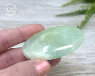 Pistachio Calcite Chunky Palm Stone #4