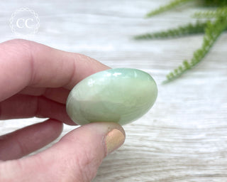 Pistachio Calcite Chunky Palm Stone #4
