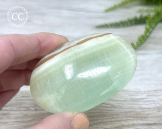 Pistachio Calcite Chunky Palm Stone #5