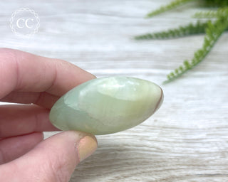 Pistachio Calcite Chunky Palm Stone #5