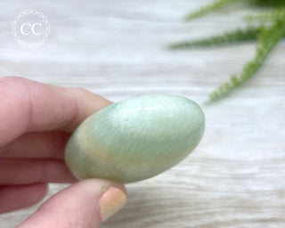 Pistachio Calcite Chunky Palm Stone #6