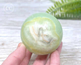 Pistachio Calcite Sphere #1