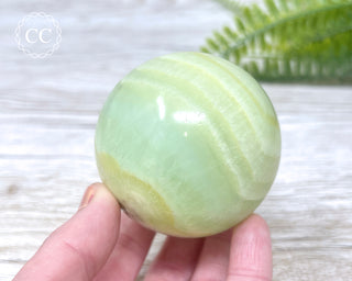 Pistachio Calcite Sphere #1