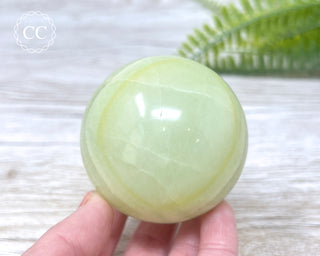 Pistachio Calcite Sphere #1
