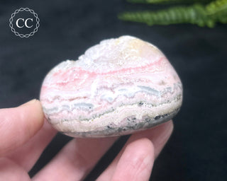 Polished Rhodochrosite with Quartz - Peru #2