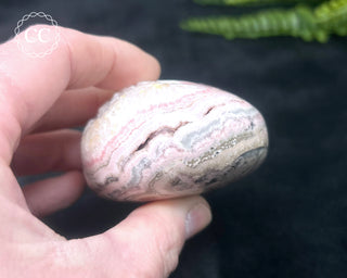 Polished Rhodochrosite with Quartz - Peru #2