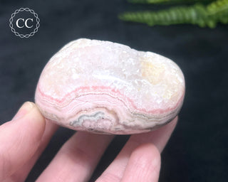 Polished Rhodochrosite with Quartz - Peru #2
