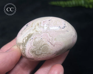 Polished Rhodochrosite with Quartz - Peru #3