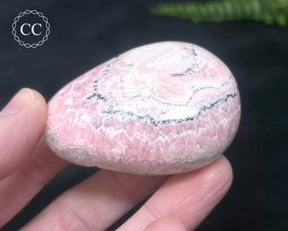 Polished Rhodochrosite with Quartz - Peru #4