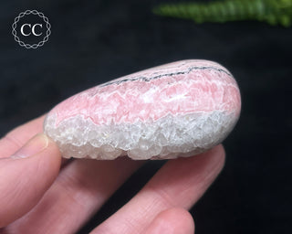 Polished Rhodochrosite with Quartz - Peru #4