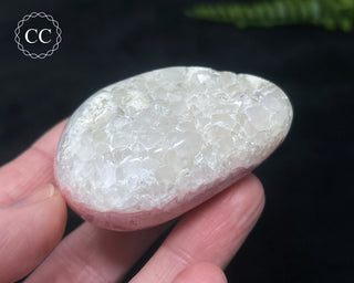 Polished Rhodochrosite with Quartz - Peru #4